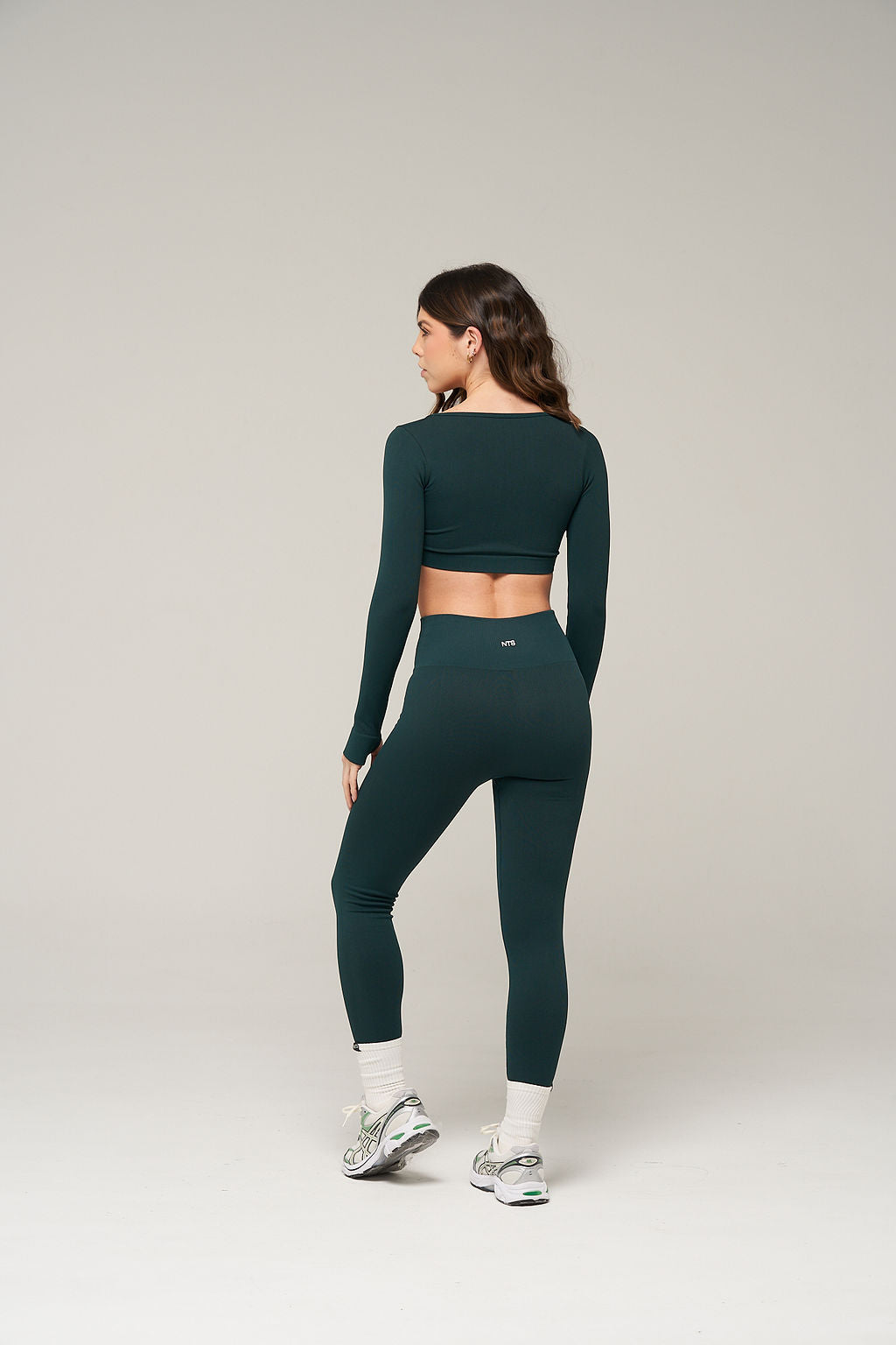RIB WIDE SEAMLESS LEGGINS
