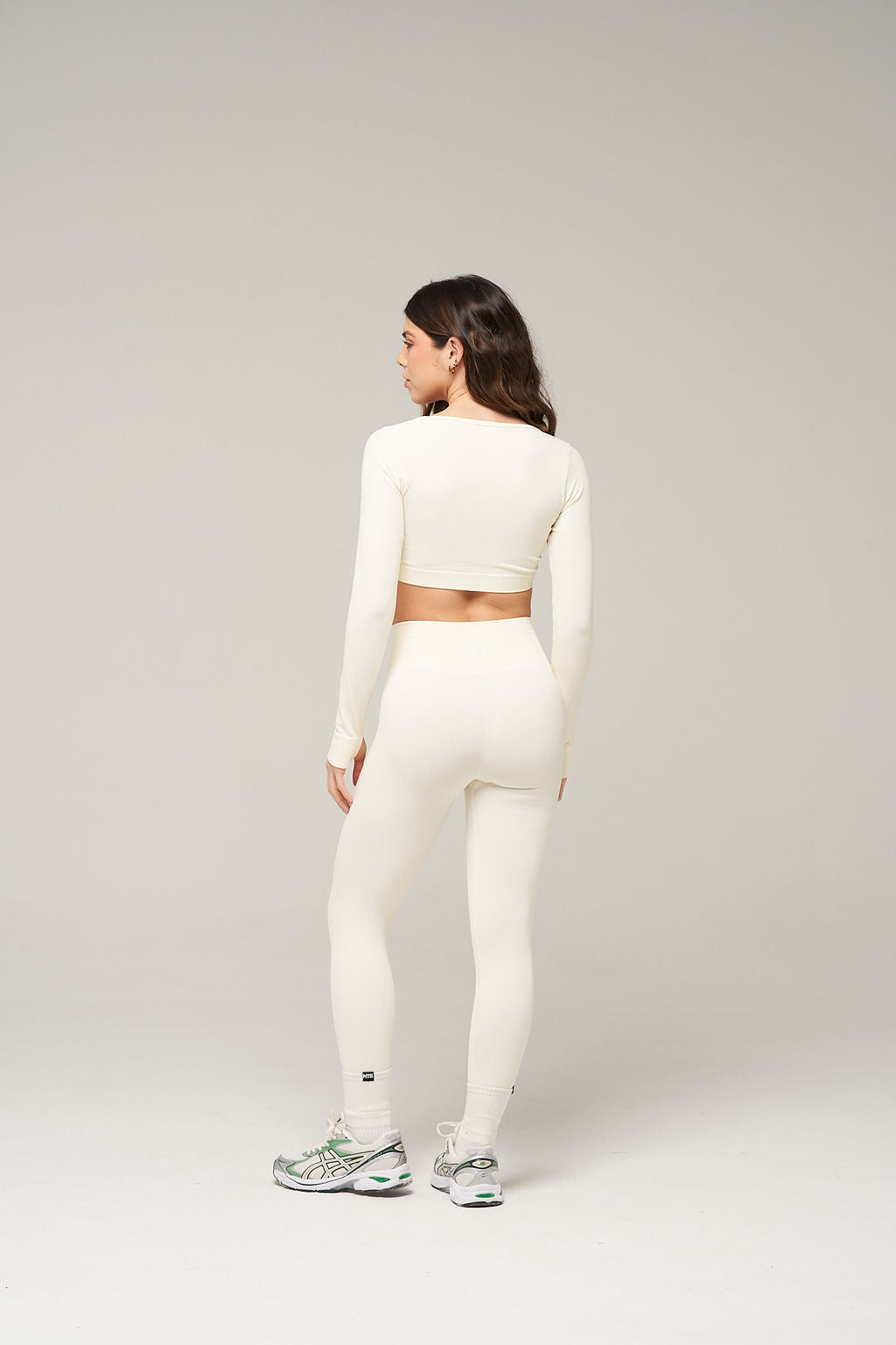 RIB WIDE SEAMLESS LEGGINS