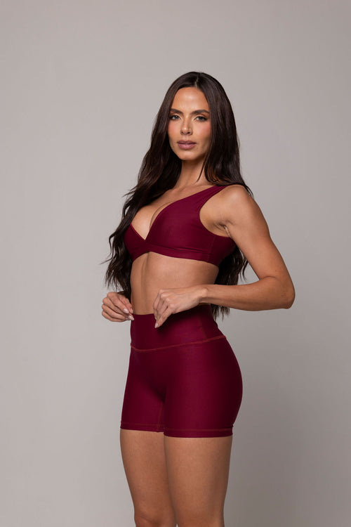 FADE CLASSIC SHORT BURGUNDY