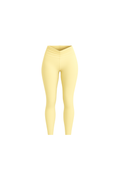 RUCHED LEGGINS BUTTER YELLOW