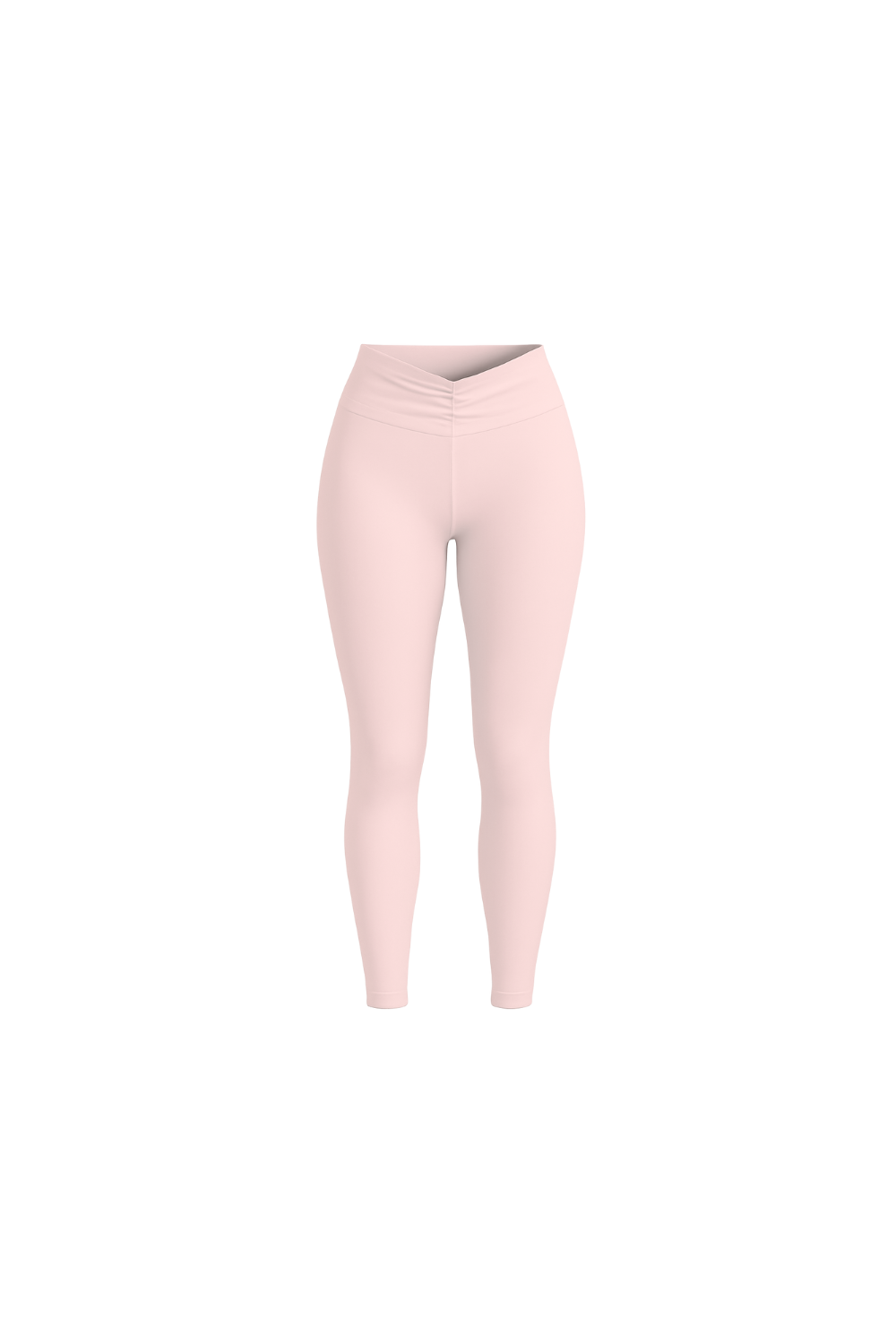 RUCHED LEGGINS BABY PINK