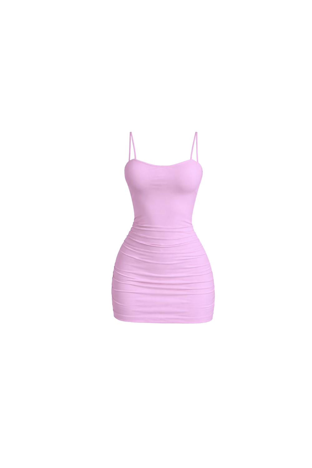 SOFT MINI DRESS BLUSH PINK