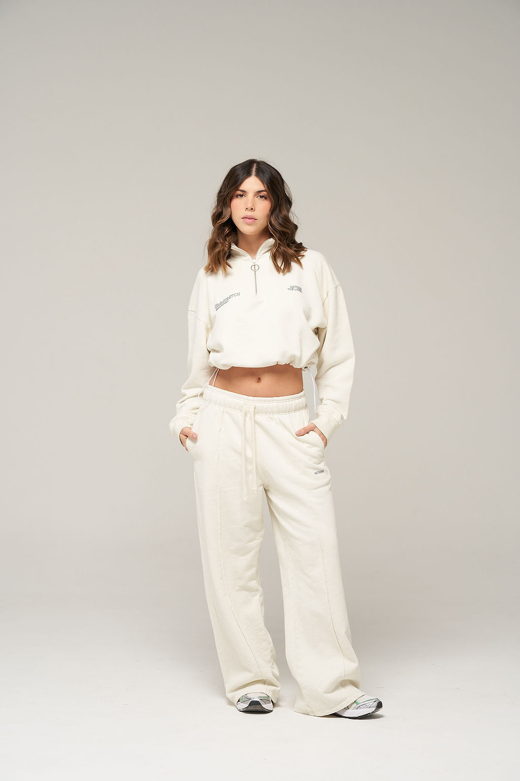 CLUB STRETCH HOODIE IVORY