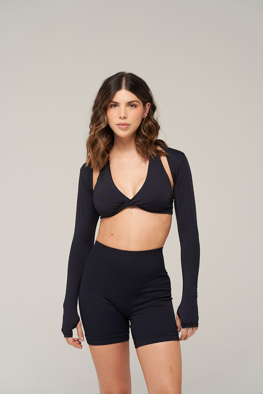 RIB WIDE SEAMLESS SHORT