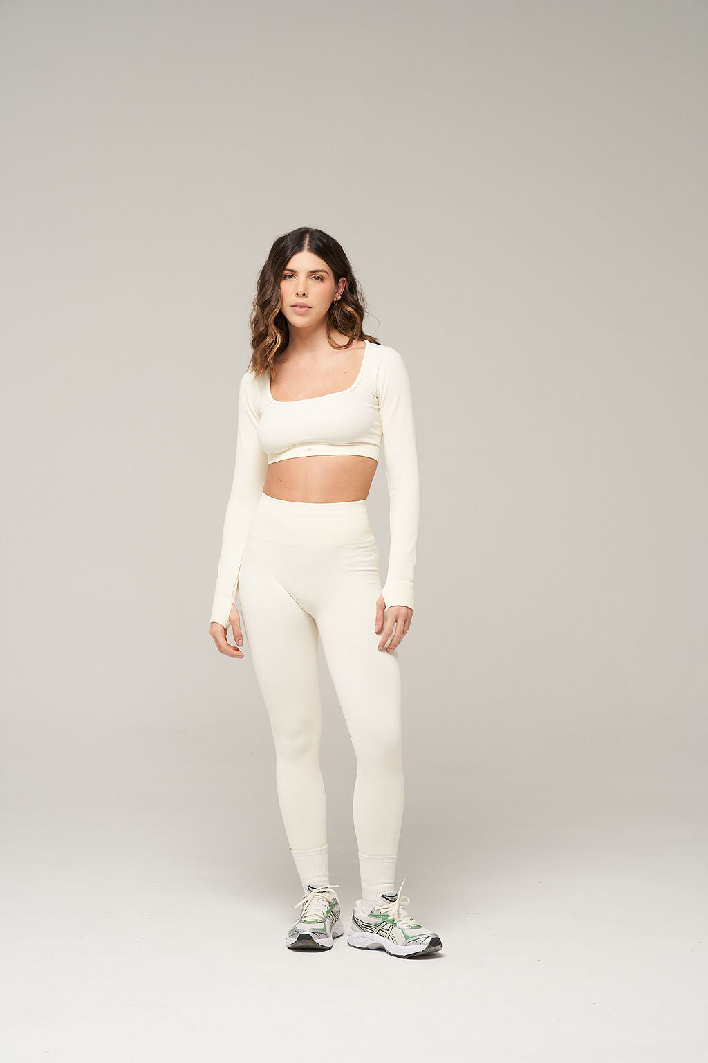 RIB WIDE SEAMLESS LEGGINS PUSH UP ARENA
