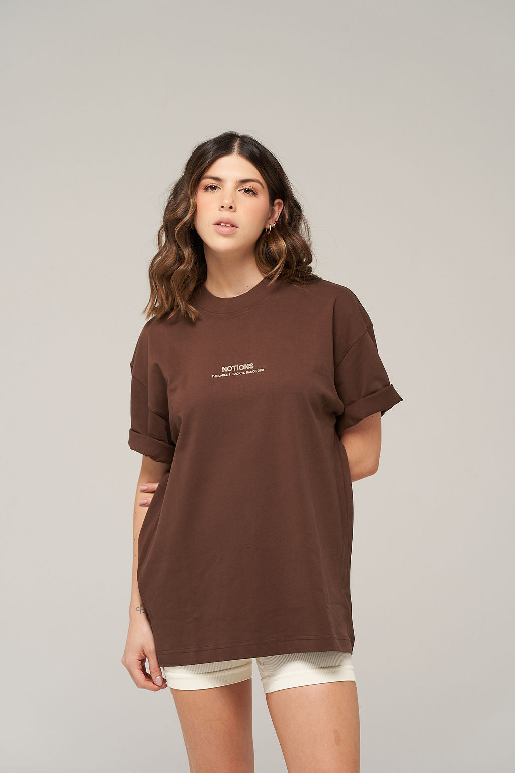 SWIFT T-SHIRT WOMEN BROWN