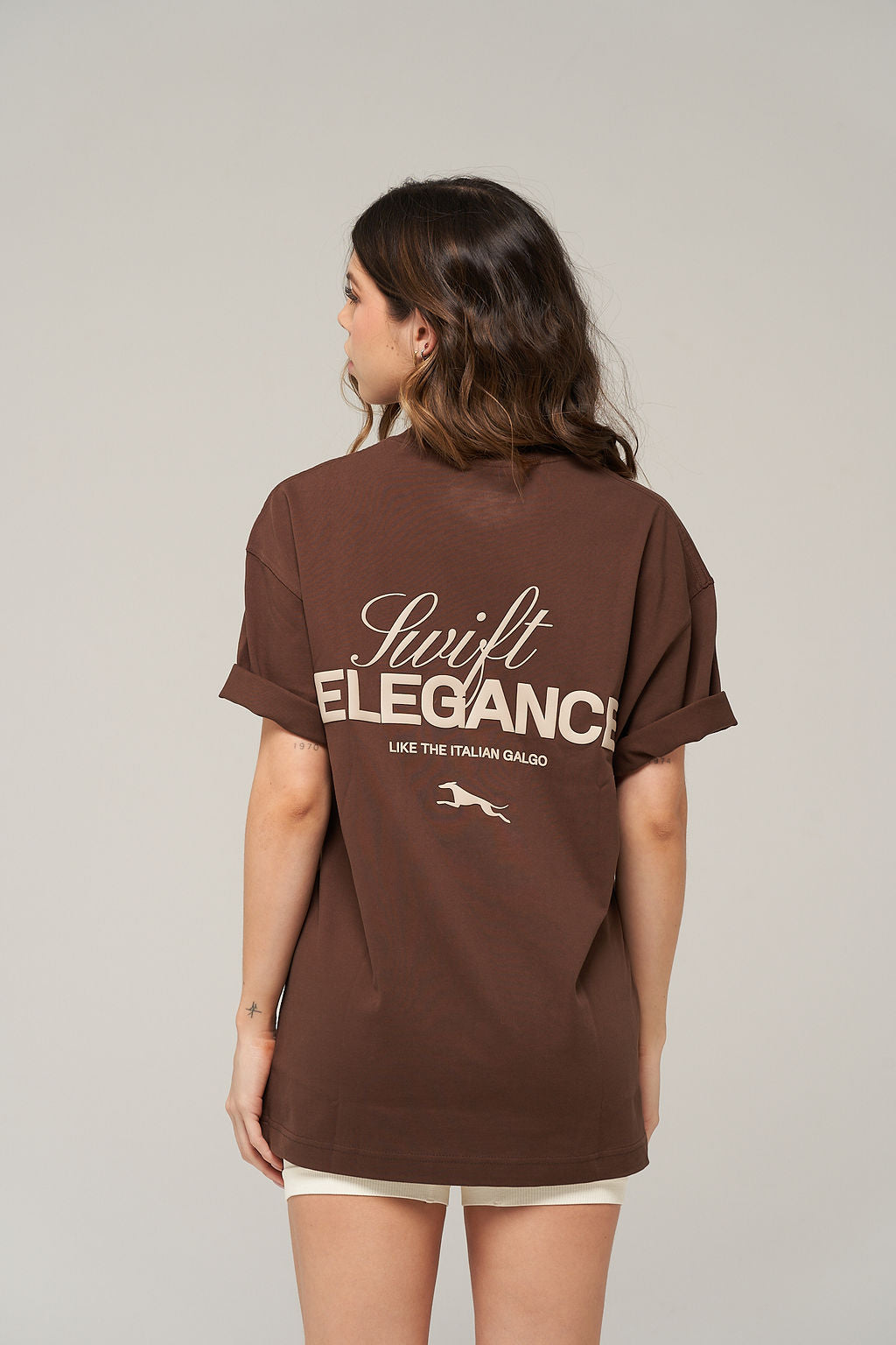 SWIFT T-SHIRT WOMEN BROWN