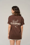 SWIFT T-SHIRT WOMEN BROWN