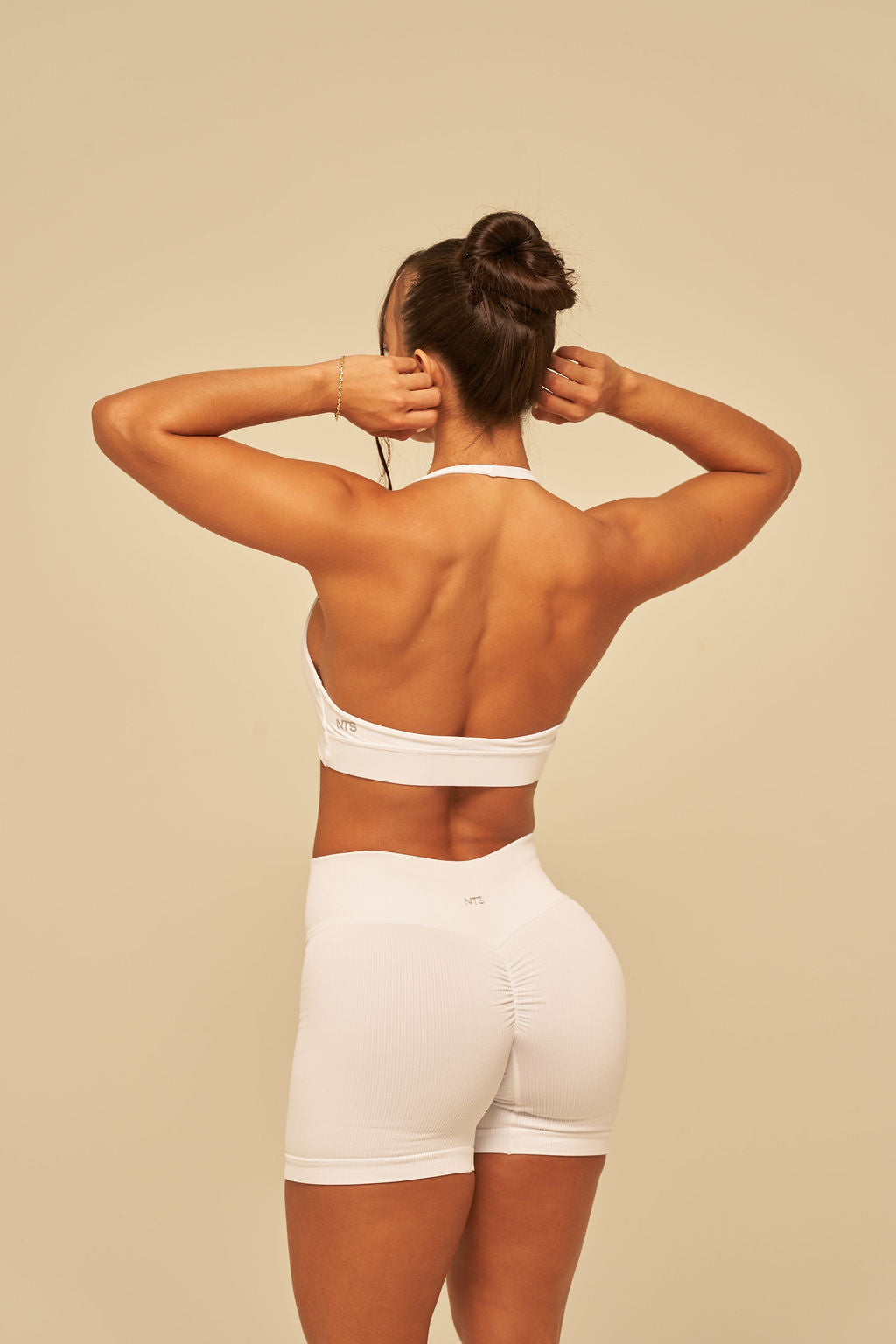 RIB WIDE SEAMLESS SHORT PUSH UP